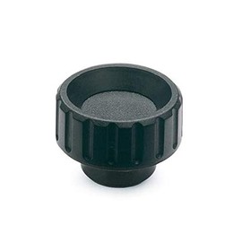 ELESA Plastic Knurled Nut with Threaded Blind Hole Diameter 16 M4