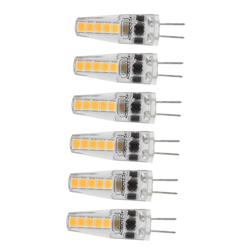 10pcs G4 LED Bulbs 2W Bi Pin Base Dimmable Bulbs