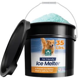 Maple99 Maple99 Pet Safe Ice Melt Safe for Concrete -35 lb Snow Salt Ice Melt Pet Friendly, Green Salt for Snow and Ice Removal, Sidewalk Salt, Driveway Salt, Snow Melt is Effective Up to -5