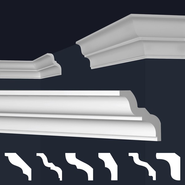 MARBET DESIGN Stucco Moulding XPS Polystyrene White - Ceiling Moulding
