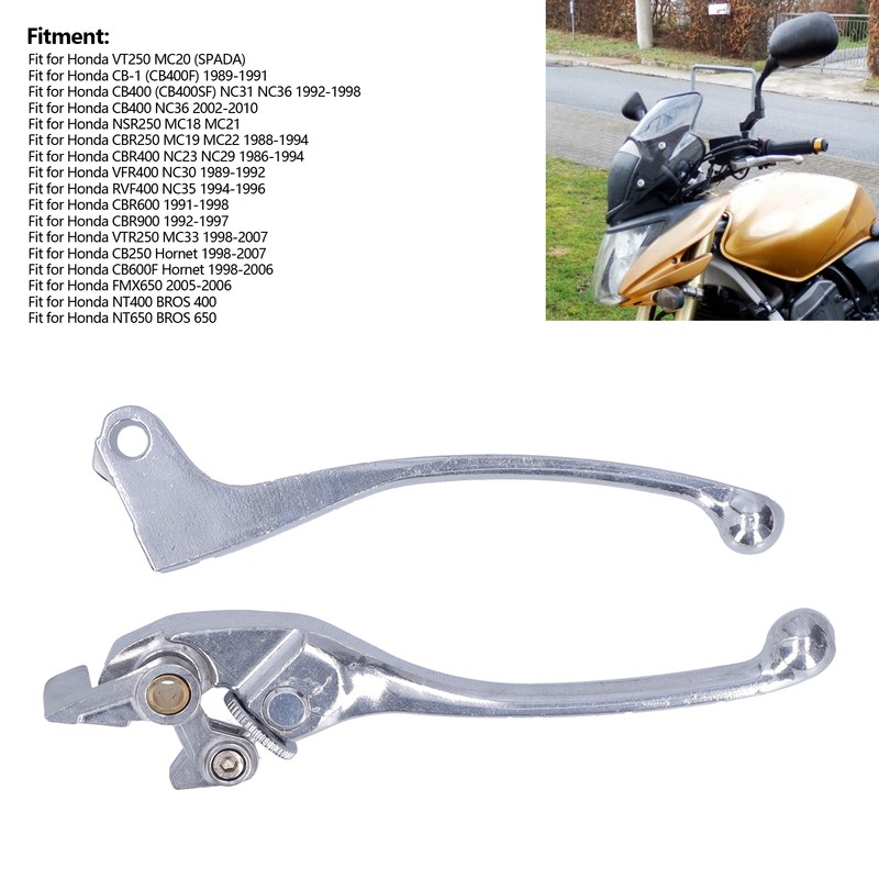Motorcycle Brake Clutch Handle Lever Aluminum Fit for Honda CB400