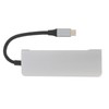 USB C Splitter Silver 5Gbps Speed Heat Dissipation Function Smart