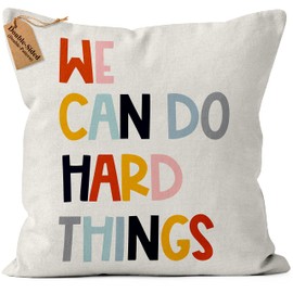 Kies HOME®(Double-Sided) Decorative Pillows Throw Pillow Covers 18x18 Home Decor Colorful Throw Pillows Kids Throw Pillow Kids Decorative Pillow Best Gifts Friends Gifts We Can Do Things Populer Gifts