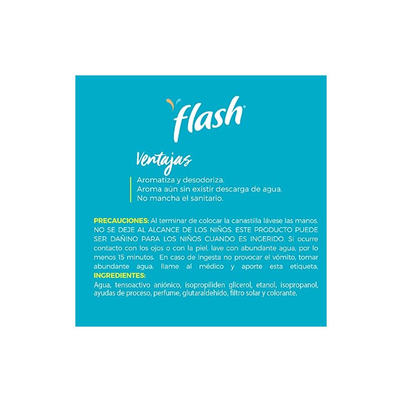 FLASH Flash Brisa Marina 1l, color, 1 L, pack ofpaquete