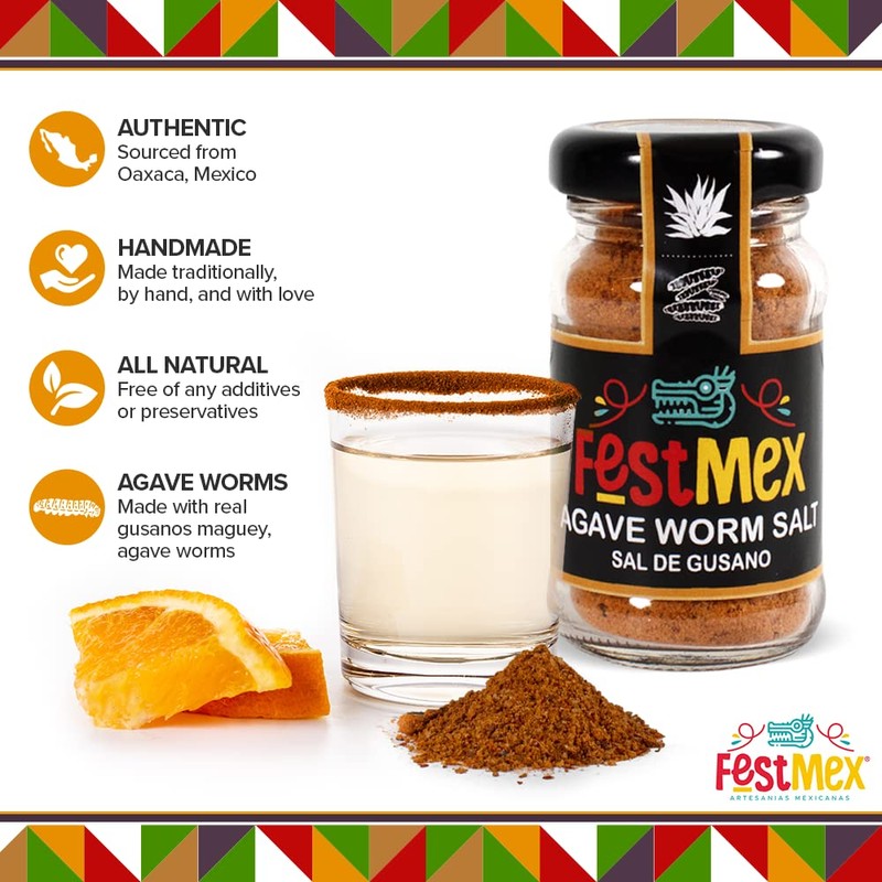 Sal de Gusano para Mezcal – Agave Worm Salt 60g