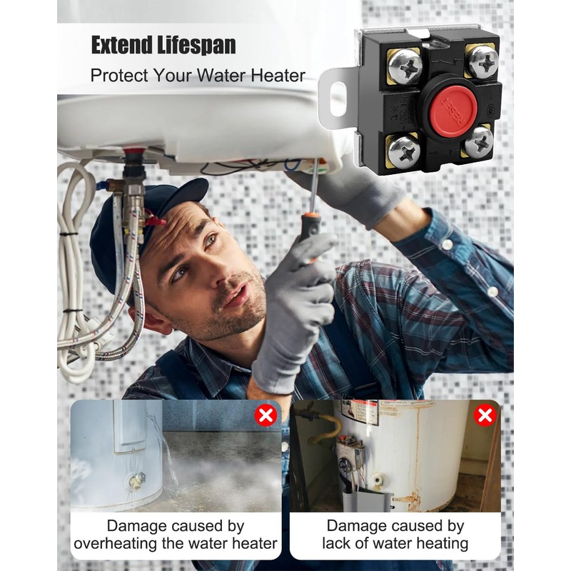 AUGREX Water Heater Thermostat Replacement Fit for All Titan Tankless