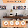 4 Pcs Sports Baseball Card Display Shelf Wall Mount, Each