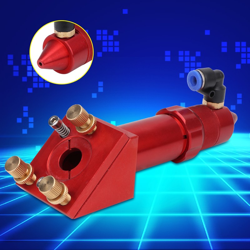 Red Aluminum Laser Head Accessories for CO2 Laser Engraving Machine