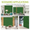 48"x120" Artificial Grass Roll Wall, UV-Anti Boxwood for Outdoor