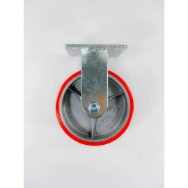 Hy-Weld 6" x 2" Polyurethane On Cast Iron (Red) - Rigid