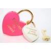 Family Lock Love Lock Heart Large + Small in Red,