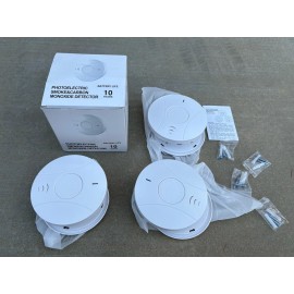 Photoelectric 3 Pack Photoelectric Smoke and Carbon Monoxide Detector
