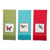 DII Cotton Embellish Printed Dish Towels, 18x28 Set of 3,