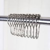 Shower Curtain Hooks, Decorative Rust Proof Stainless Steel Shower Curtain