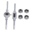 12Pcs Drill Tap Die Wrench Manual Thread Tapping Tool Set