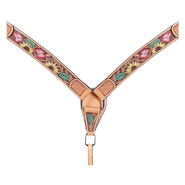 American Darling Western Horse Breast Collar Tack Genuine Leather