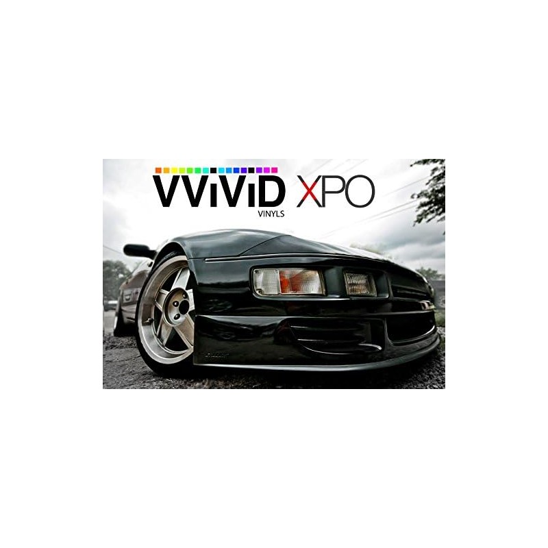 VViViD Black Gloss Bulk Roll Vinyl Wrap Roll with Air