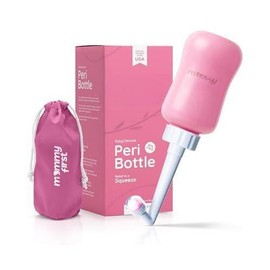 Peri Bottle for Postpartum Care | Upside Down Perineal Cleansing and Recovery Portable Bidet Essentials New Moms (Blue  12.2 OZ) - Color: Baby Pink, Size: 12.2 Ounce