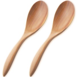 Nagao Sao Wood Risotto Spoon, 6.3 inches (16.0 cm), Set of 2, Wooden