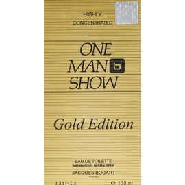 Jacques Bogart One Man Show Eau De Toilette Spray (Gold Edition) for Men, 3.33 Ounce