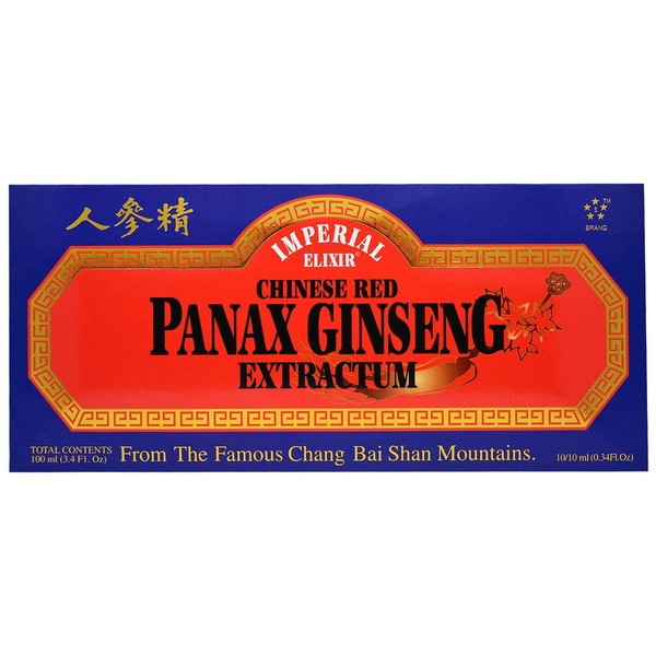 Chinese Red Panax Ginseng Extractum - Vials Imperial Elixir (Ginseng Company) 10 Vial