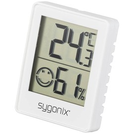 Sygonix Thermo/Hygrometer White SY-5267052