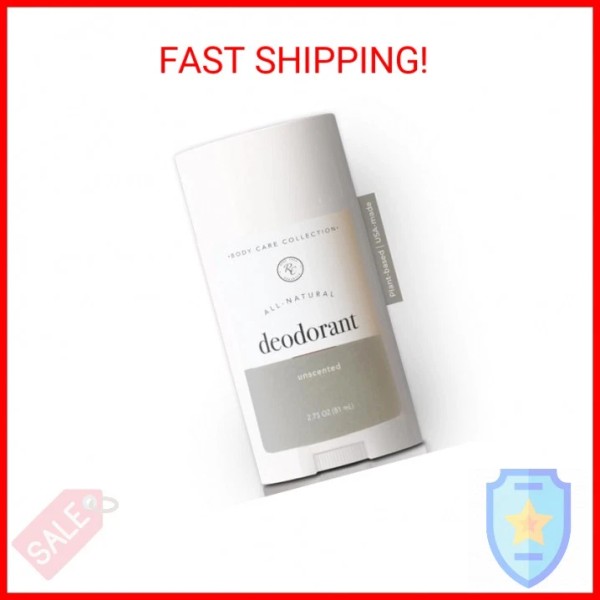 Rowe Casa Organics Unscented Natural Deodorant for Men and Women,