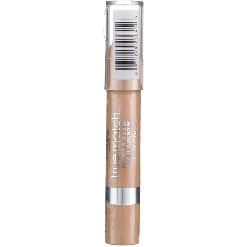 L'Oreal Paris True Match Super Blendable Crayon Concealer, Light/Medium Neutral,