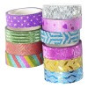 Glitter Washi Cinta De Enmascarar Decoración De Diy