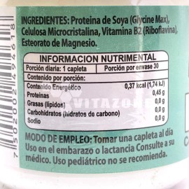Vitamina B2 Riboflavina 30 Capletas De 100 Mg Riket