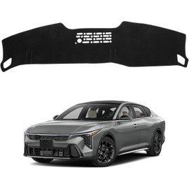 Tapete para tablero compatible con Kia K4 2025 2026, cubierta de tablero para interior de carro, antideslizante, parasol, protector contra deslumbramiento y rayos UV, accesorios de ajuste