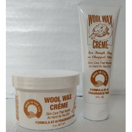 Wool Wax Creme Skin Care Fragrance Free Combo pack (9 oz./4 oz.)