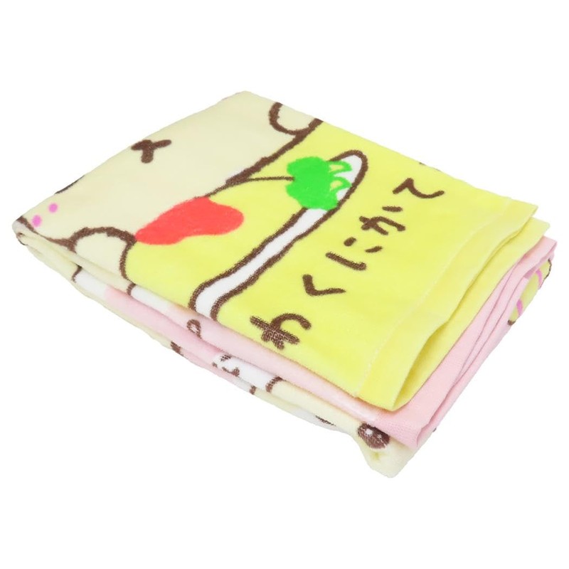 Bath Towel Shirring Dye Print