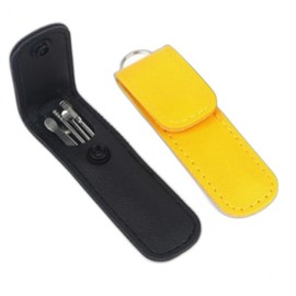 6-Piece Earwax Removal Tool Set with Case Gift Black 5ea