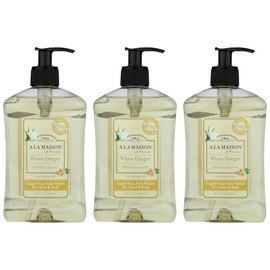 A LA MAISON White Ginger Liquid Hand Soap (16.9 Fl Oz, 3 Pack