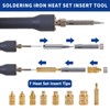 60W Digital Soldering Iron Heat Set Insert Tool Kit, Adjustable