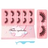 Bsisme Fluffy False Eyelashes, Russian Strip Natural Look Lashes Classic