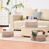Cotton Rope Storage Basket Woven Shelf Storage Bin with Detachable