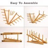 2 Pcs Wooden Puzzle Storage Rack,Jigsaw Puzzle Holder Rack for