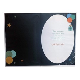 18 Today Grandson 18th Balloons & Gifts Design Happy Birthday Card Lovely Verse