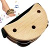 Foot Tambourine,Small Foot Tambourine for Tapping - Metal Jingle Bell