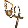Holy Land Market Olive Wood Wall Rosary (39 Inches Long)