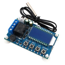 Hsthe Sea Electronic Thermostat Controller Board DC 6-30V Digital Temperature Controller Thermal Temperature Switch with Waterproof Sensor Probe -50°C to 110°C Degrees Celsius