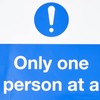 Only one person at a Time Please