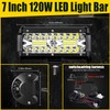 MUVKQC 7 Inch LED Light Bars - 8PCS 120W LED