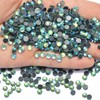 1000 Pieces Hot Fix Glass Flatback Rhinestones HotFix Round Crystal