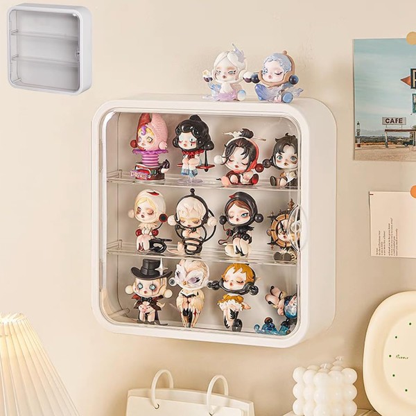 Clear Display Case for Figures, 12 Inch Collectibles Miniature Display
