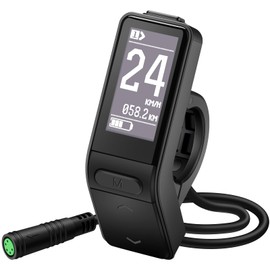 E-Mangue Ebike LCD Display SW102 for Bafang BBS01B BBS02B BBSHD Mid Drive Motor, Ebike Computer Display Meter Control Panel for eBike Setting Data Display