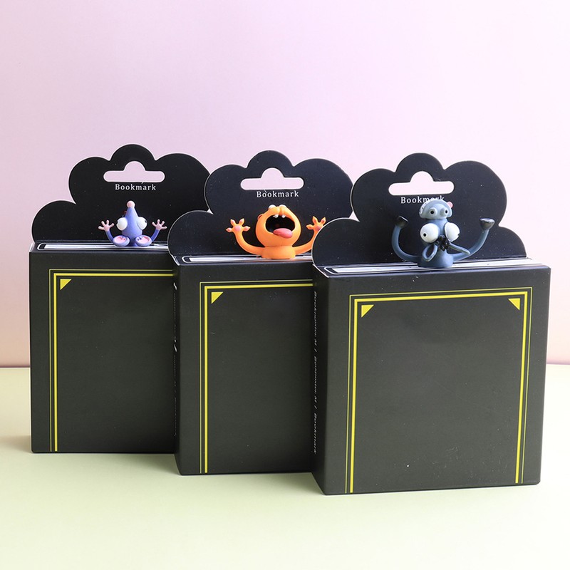 Funny 3D Cartoon Animal Bookmark Cartoon Bookmark with Flat Body
