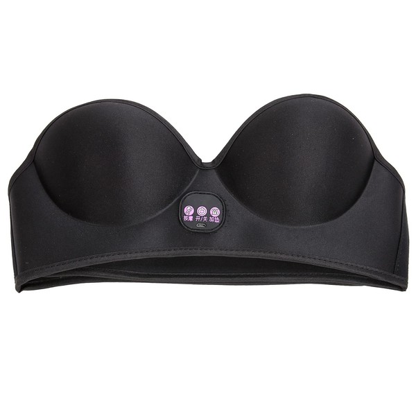 Breast Massager for Magnification, Wireless Electric USB Vibration Bust Lift Enhancer Device with Heat Function for Breast Enlargement Against Sagging